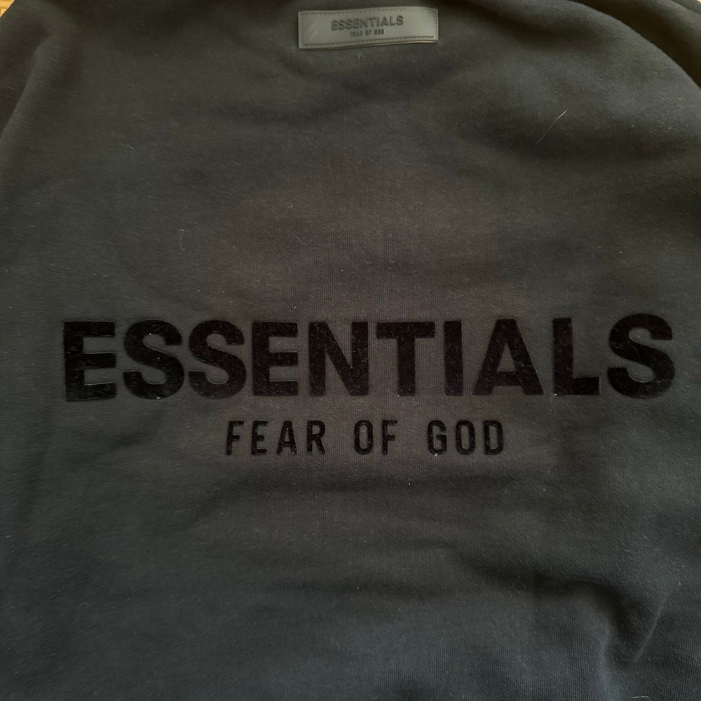 Essentials Fear of God Black Mock Neck sweatshirt Size XXS - Picture 5 of 9